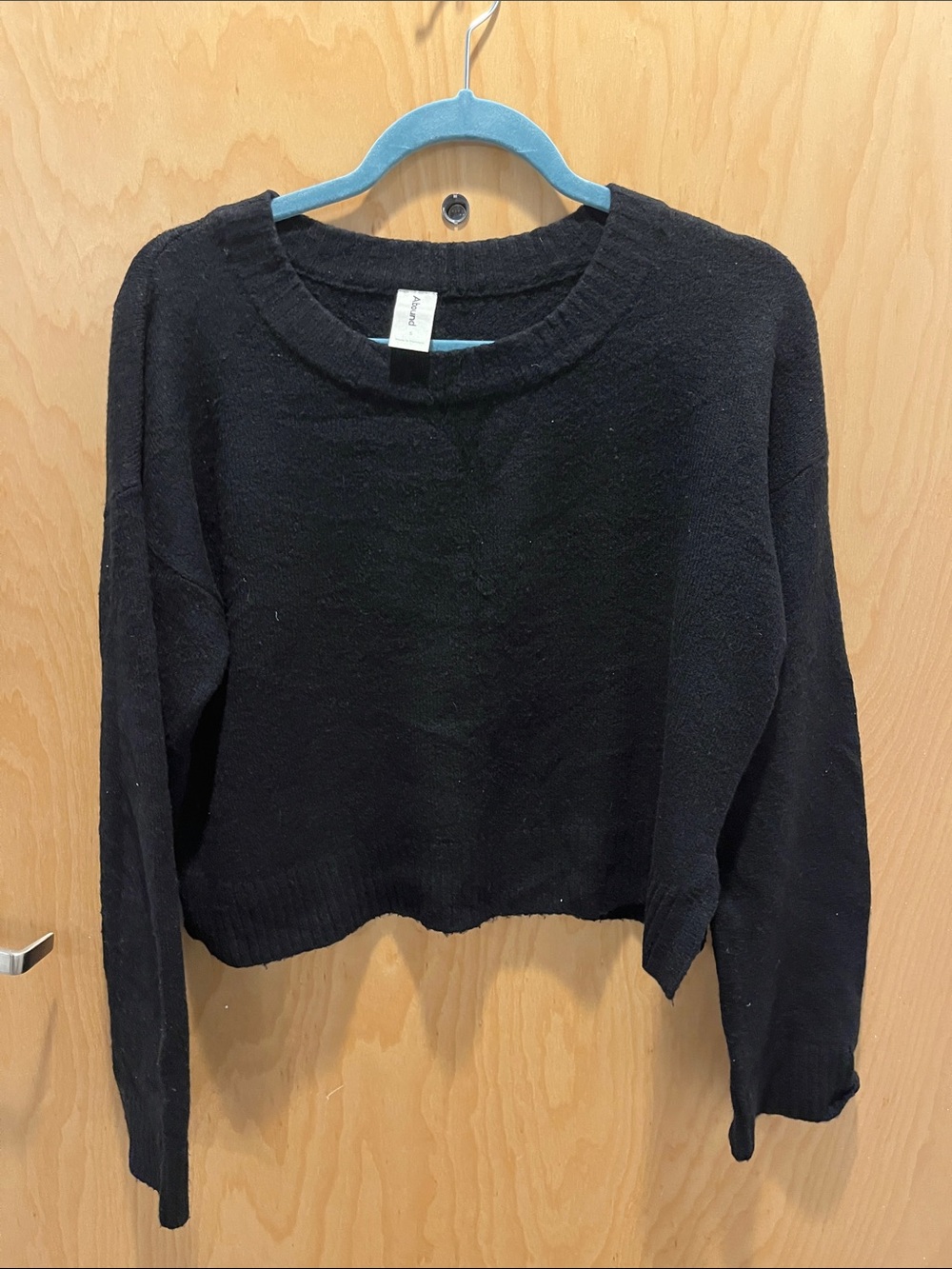 Abound Black Crewneck Sweater